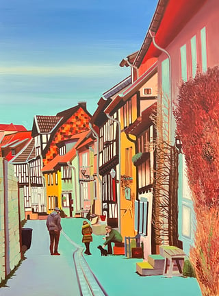 Street in Quedlinburg 